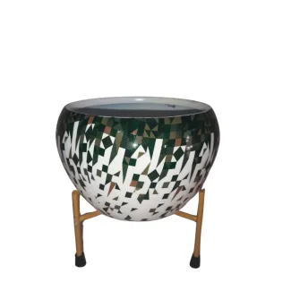 Printed Metallic Pot