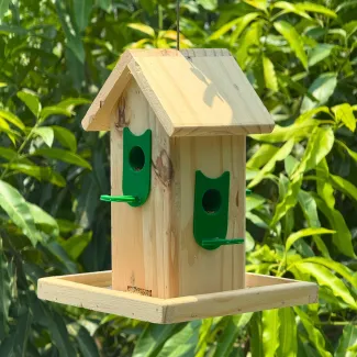 Wooden Food Feeder